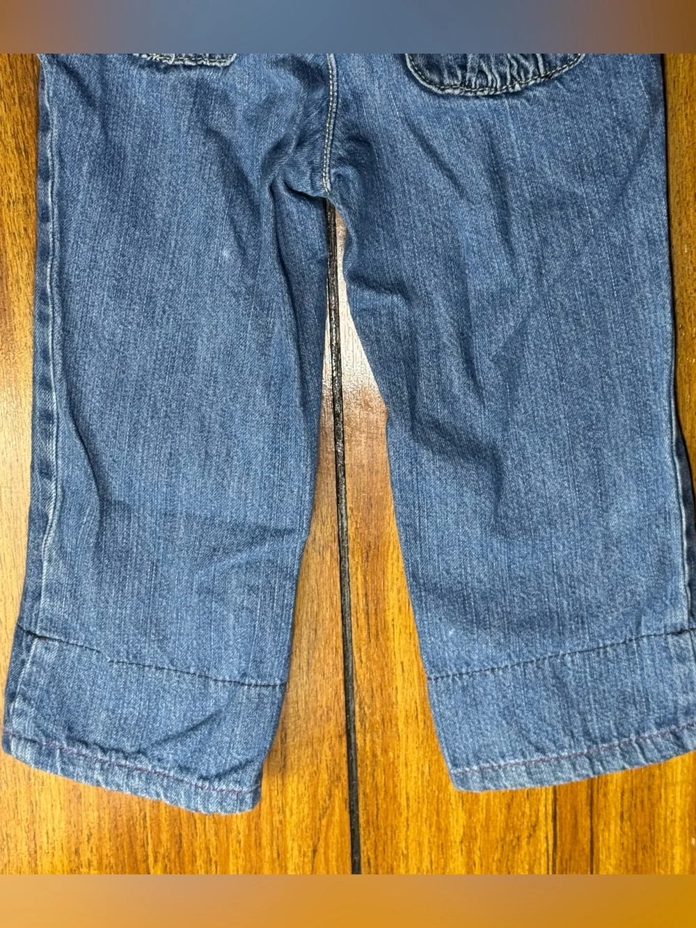 Gymboree 3T Girls Blue Jeans Adjustable Waist Playwear Classic Denim Kidcore